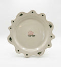 Cottage flower plate