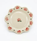 Cottage flower plate