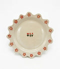 Cottage flower plate