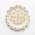 Cottage flower plate