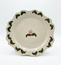 Cottage flower plate