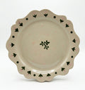 Cottage flower plate
