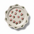 Cottage flower plate